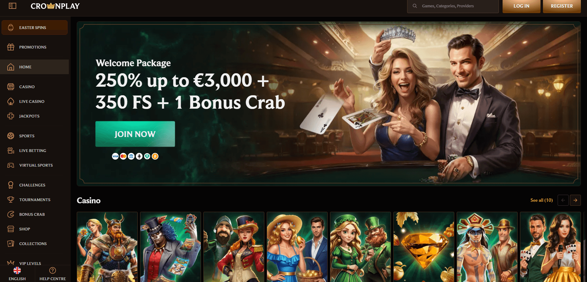 crownplay online casinos australia main page